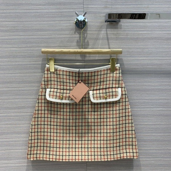 Miu Miu Dresses & Skirts - Miu miu mini tweed skirt